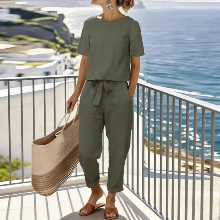 Sabine™ | Élégant Ensemble Deux Pièces