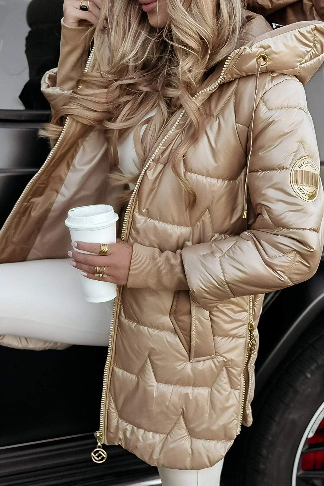 Veste Longue Matelassée Lina — Élégance Chic et Chaleur Légère