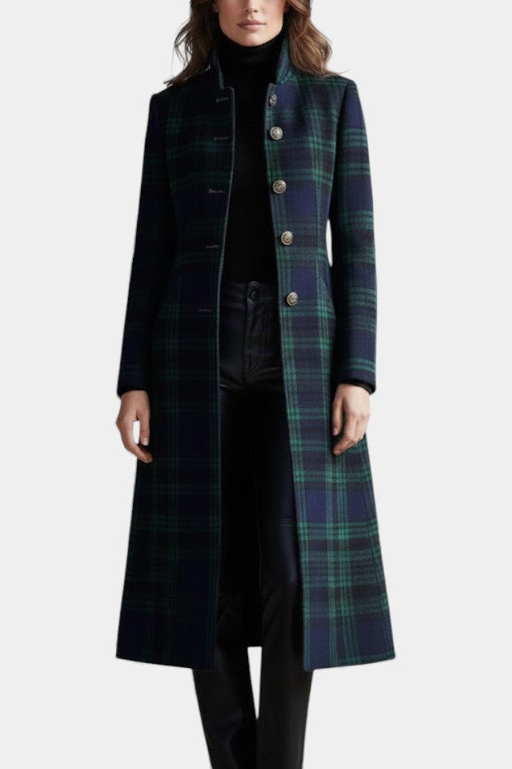 Audrey™ | Manteau Élegant à Carreaux Classique