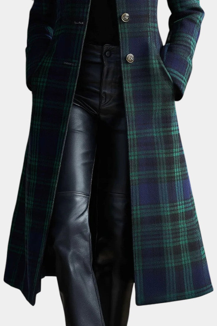 Audrey™ | Manteau Élegant à Carreaux Classique