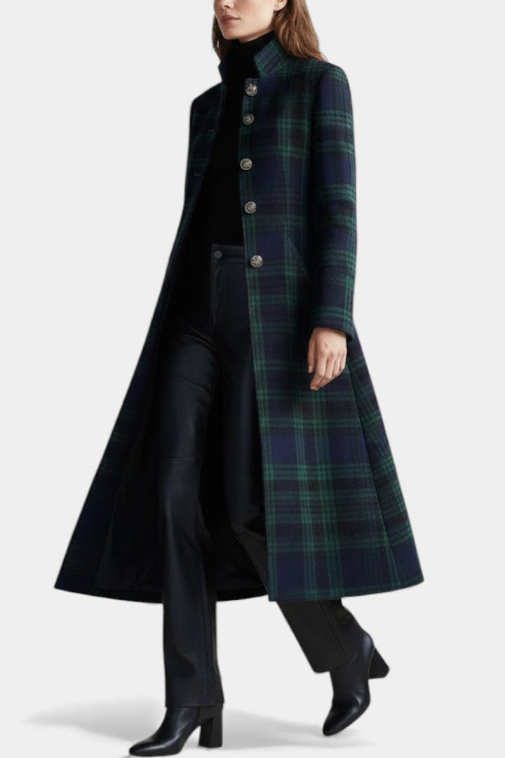 Audrey™ | Manteau Élegant à Carreaux Classique