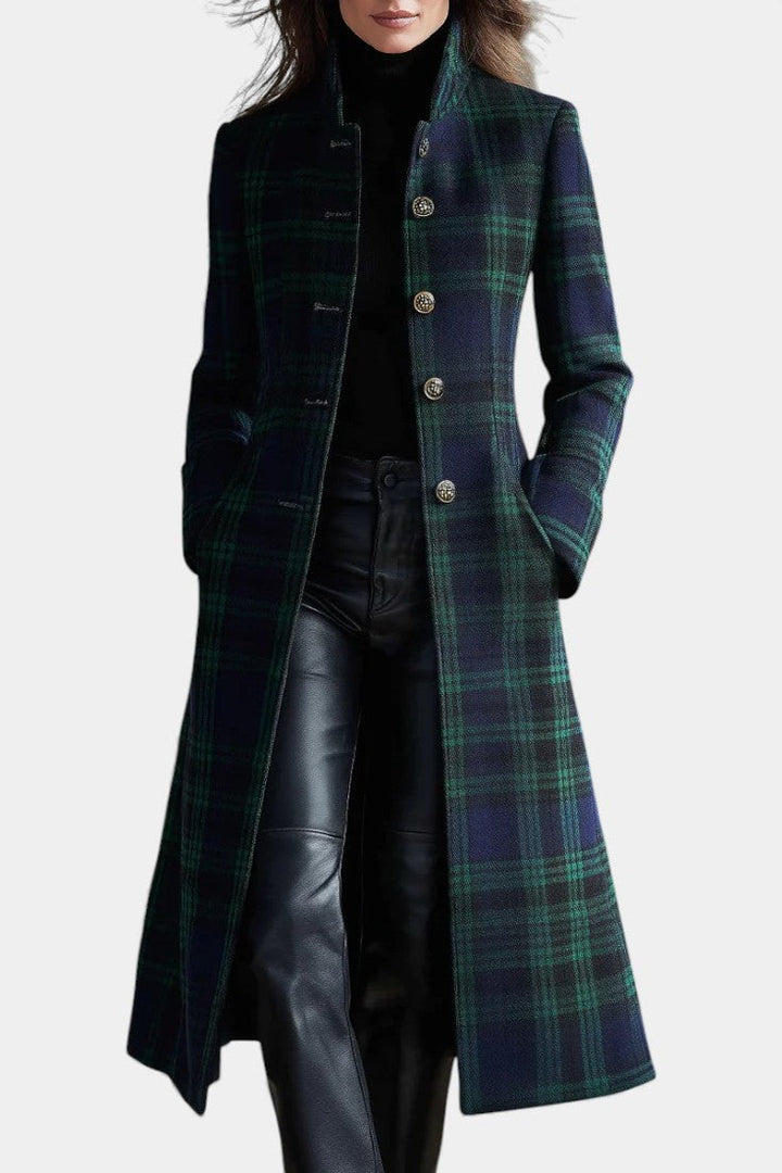 Audrey™ | Manteau Élegant à Carreaux Classique