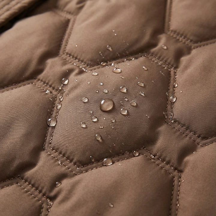 Olivia™ | Manteau long à capuche en duvet