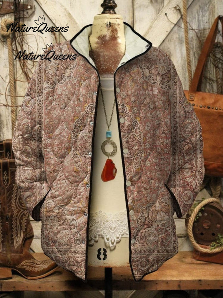 Rachel | T-shirt à manches longues en coton doux avec imprimé vintage pour femmes