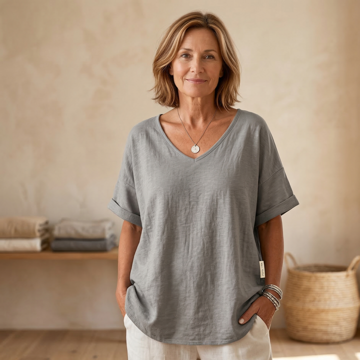Anna | Blouse Confortable à Coupe Ample