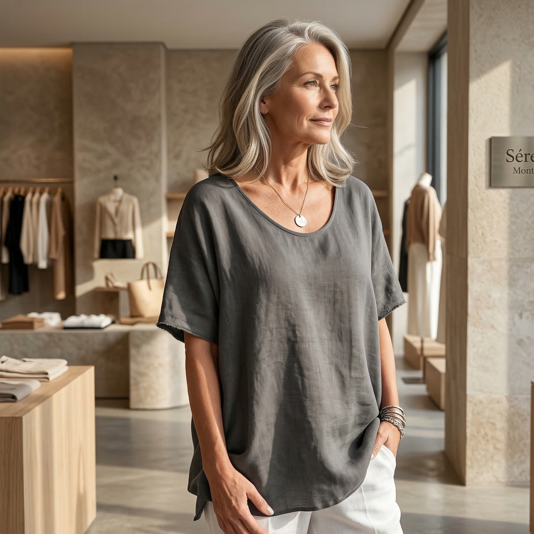 Anna | Blouse Confortable à Coupe Ample