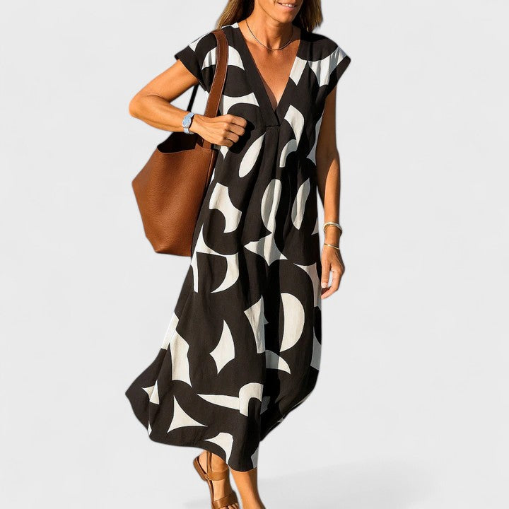 Valery™ | Fluid V-Neck Robe