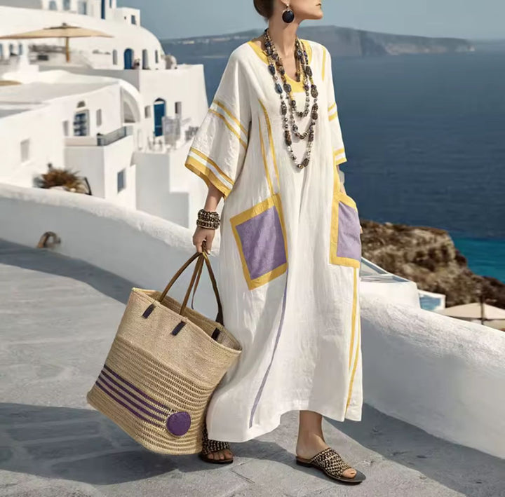 Robe Longue Mary en Strand pour un Style Estival Chic