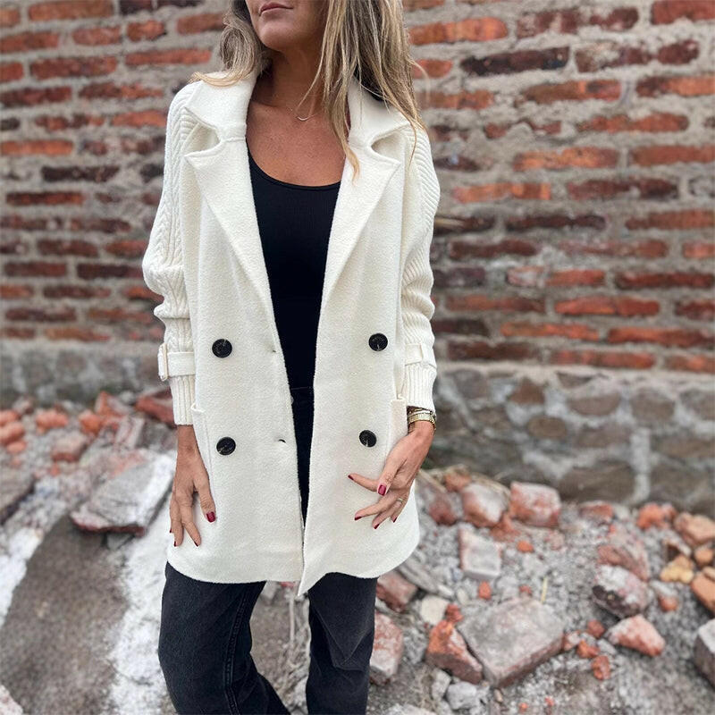 ISOLA - Manteau mi-long à double boutonnage