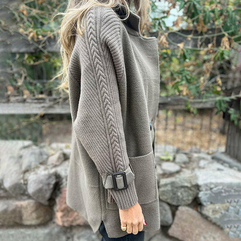 ISOLA - Manteau mi-long à double boutonnage