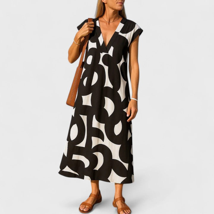 Valery™ | Fluid V-Neck Robe