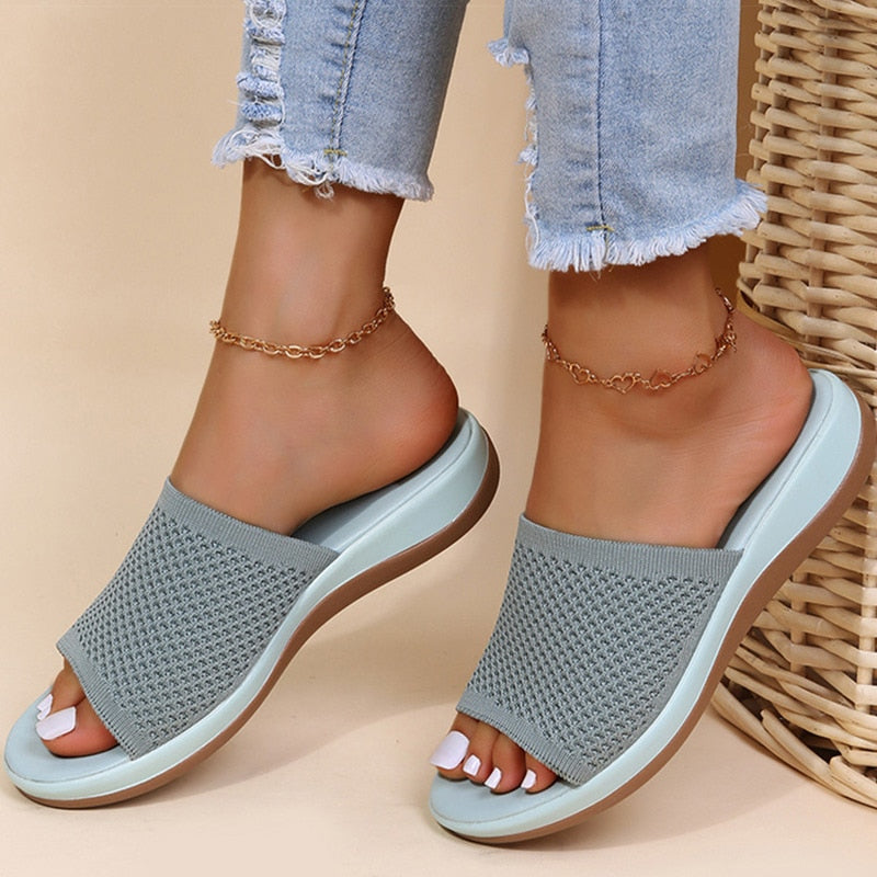 Mules d'été pour femmes - Respirantes et Orthopédiques